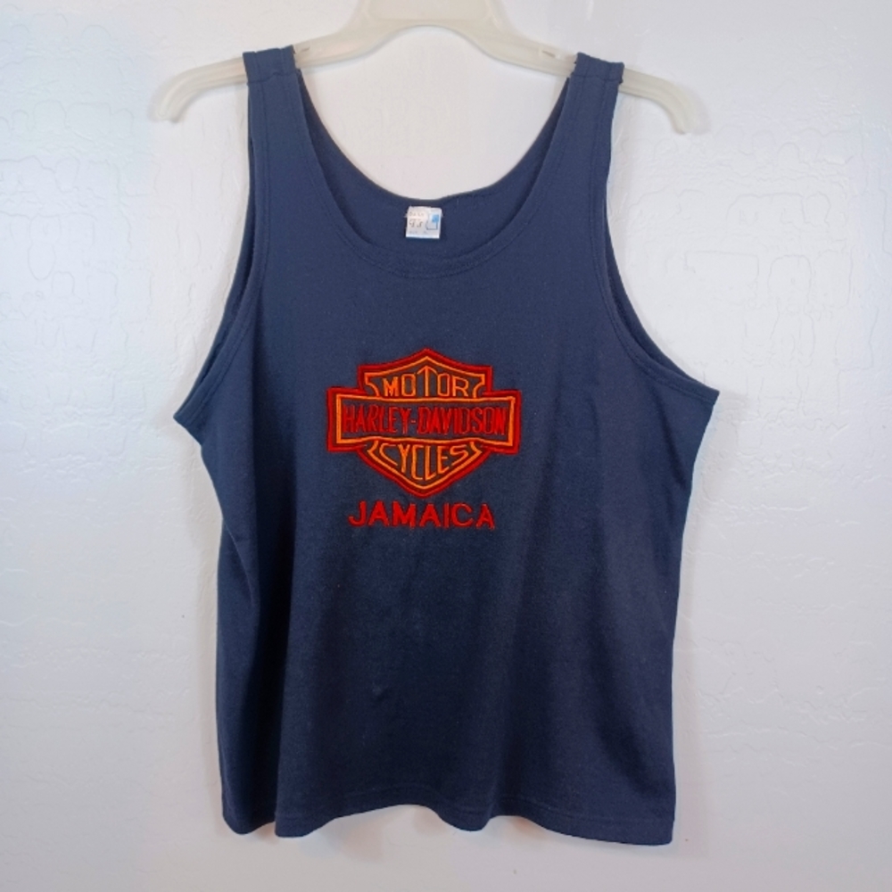 Vintage Harley Davidson Tink Tops Black  XL